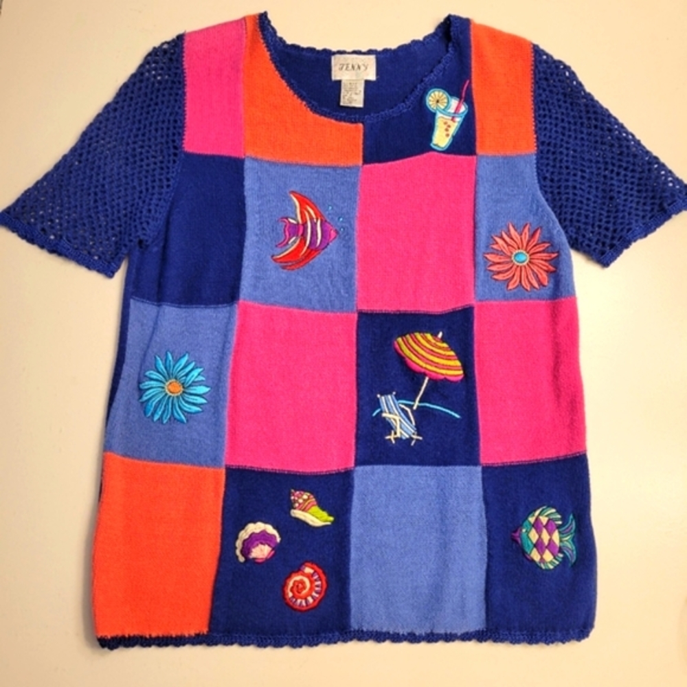 VINTAGE JENNY BEACH SWEATER